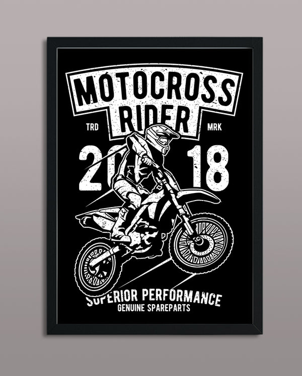 Motocross Rider - PictureFramingStudio