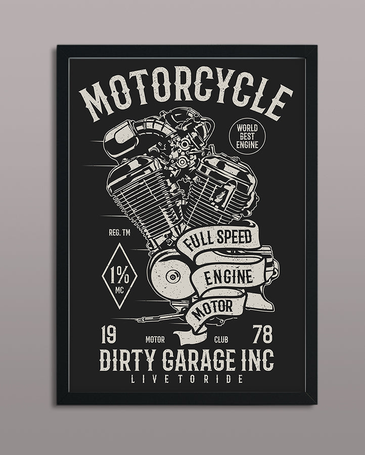 Motorcycle Full speed Engine