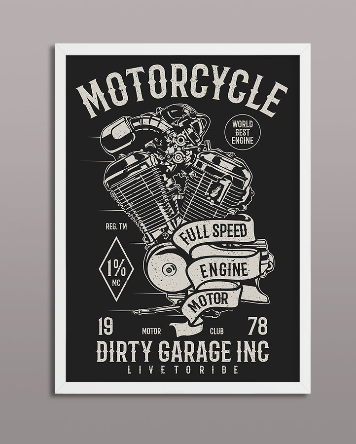 Motorcycle Full speed Engine