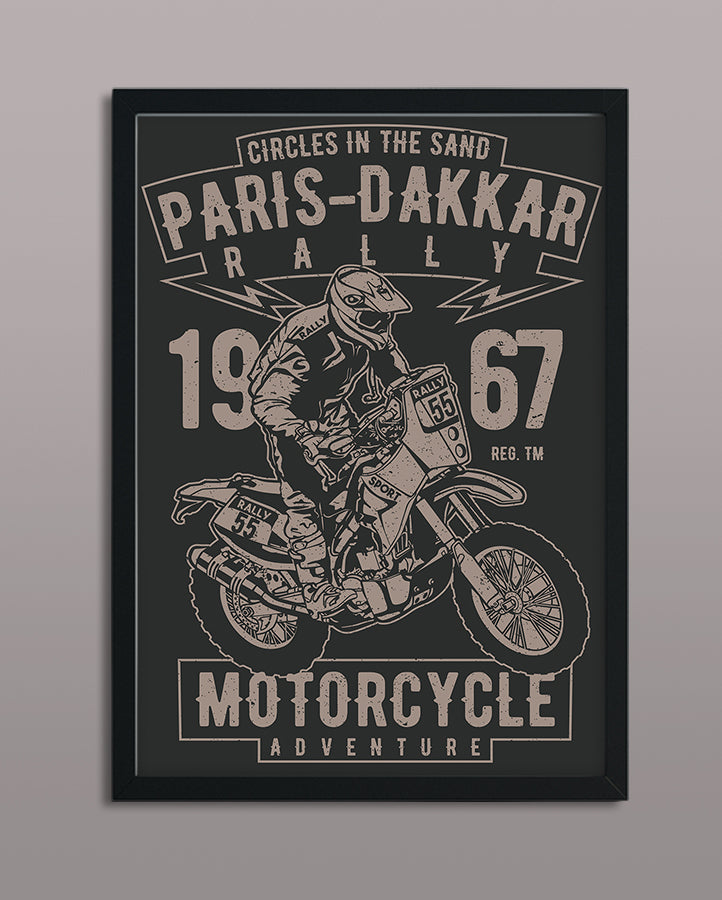 Paris Dakkar Rally Motorcycle