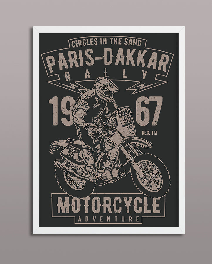 Paris Dakkar Rally Motorcycle