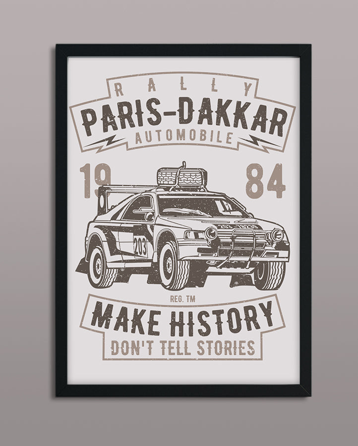 Rally Paris Dakkar Automobile