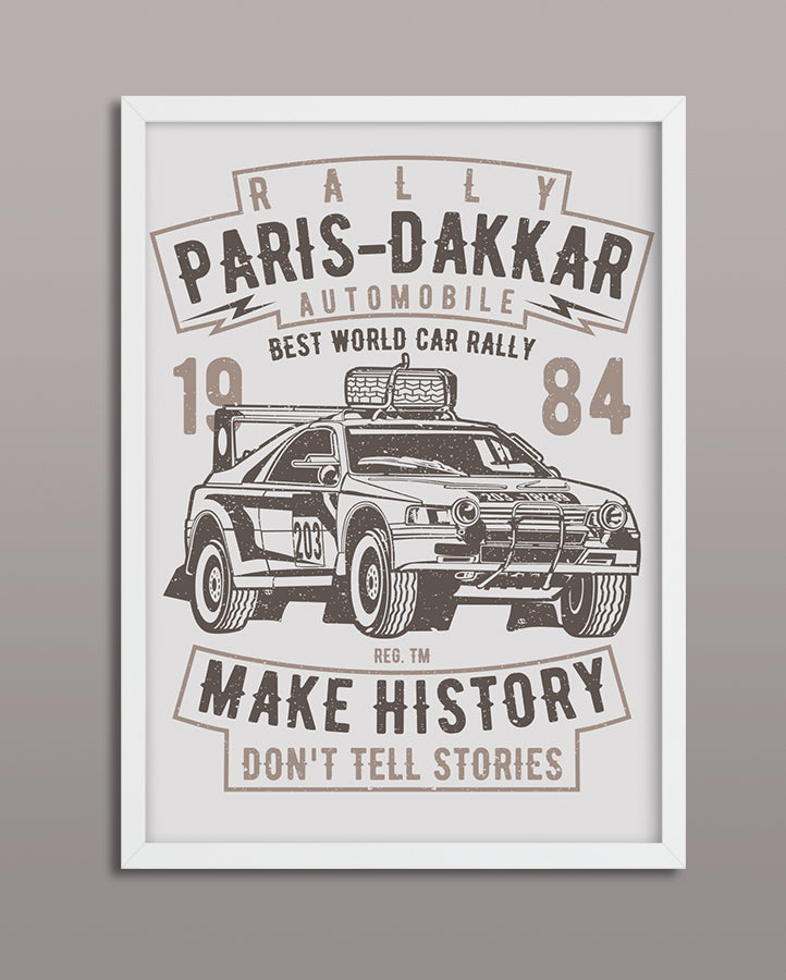 Rally Paris Dakkar Automobile