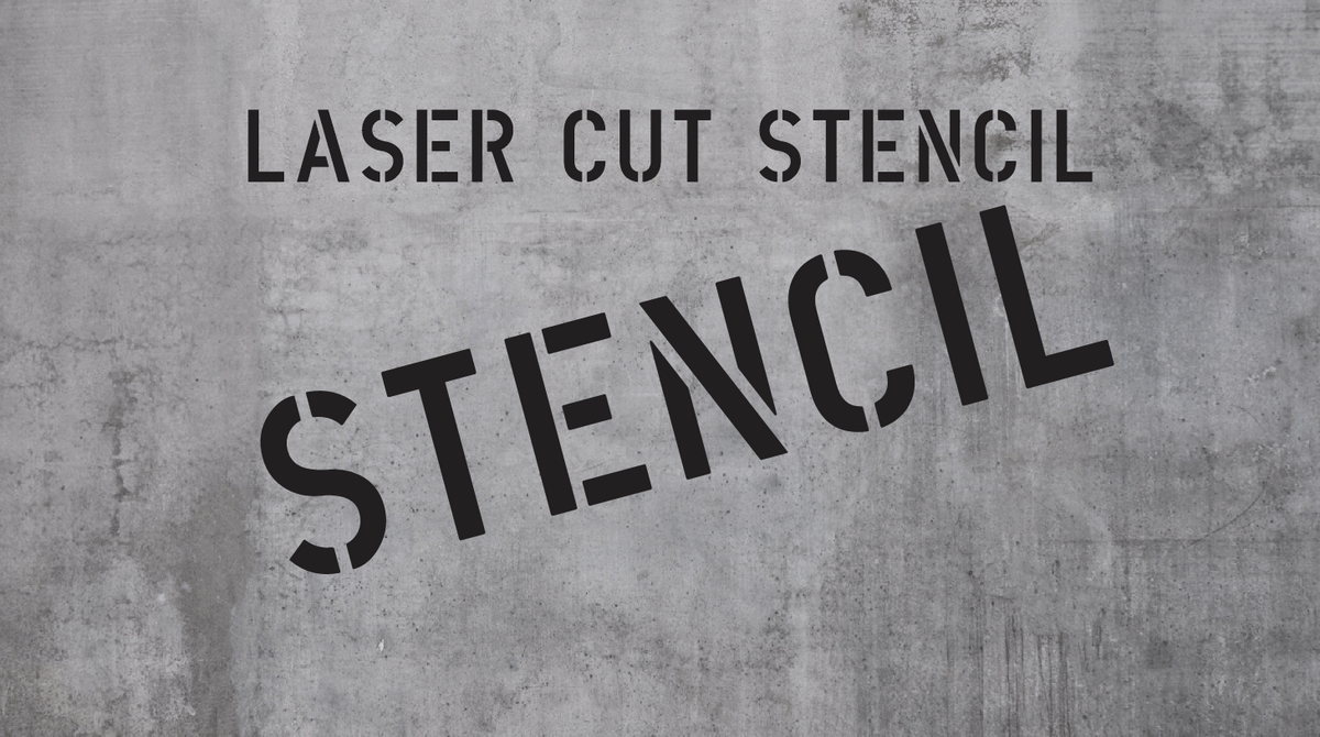 LASER CUT - KERB STONE STENCIL - ROAD MARKING STENCIL
