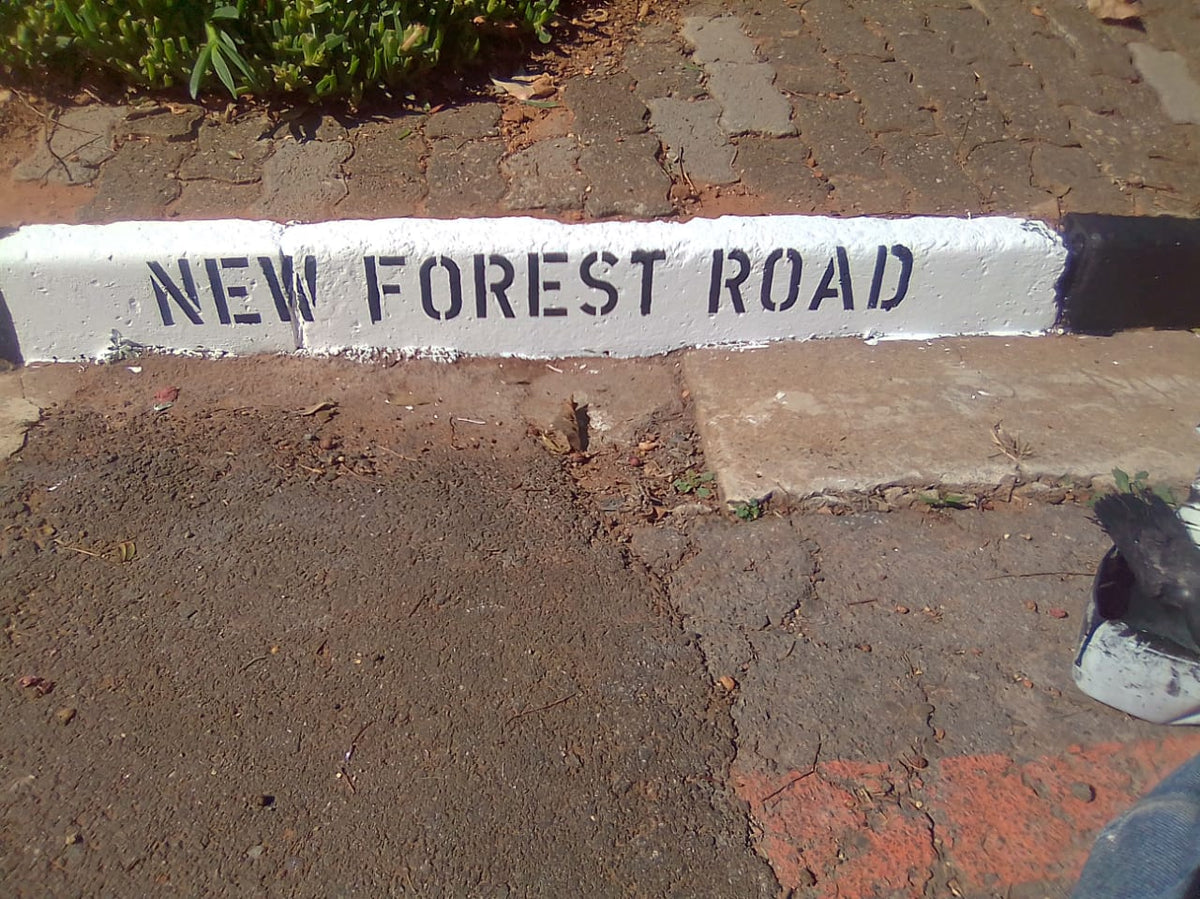 LASER CUT - KERB STONE STENCIL - ROAD MARKING STENCIL