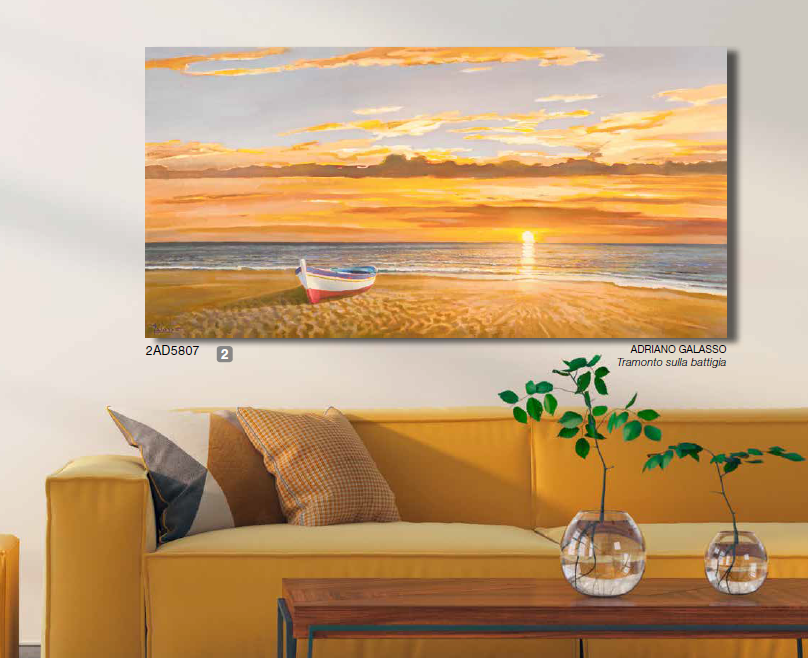 2AD5807 - Adriano Galasso - Tramonto sulla battigia