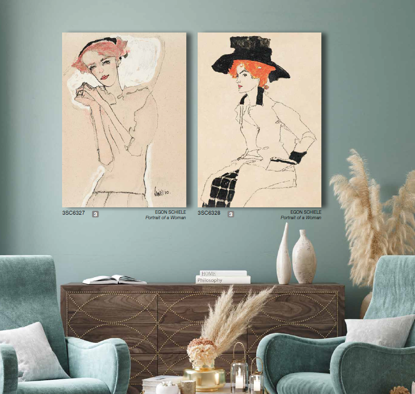 3SC6328 - Egon Schiele - Portrait of a Woman