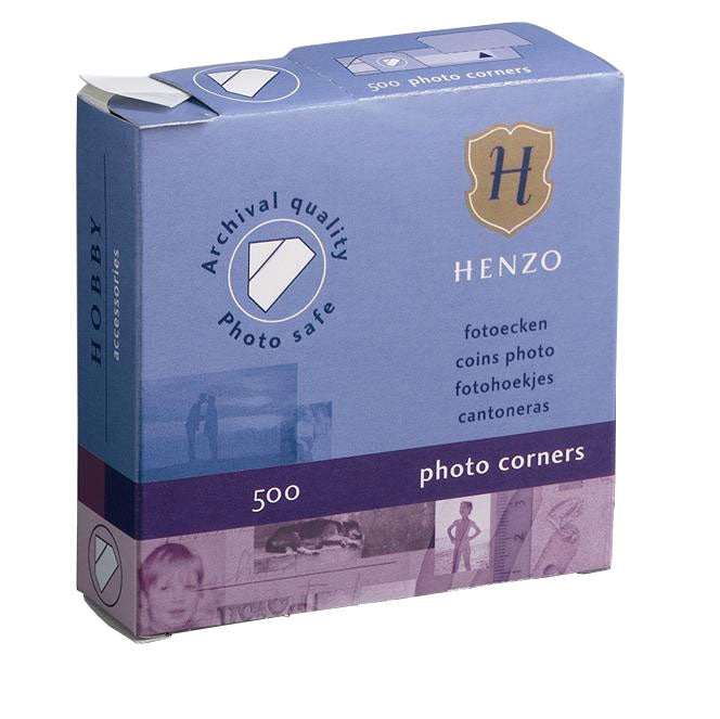 Henzo Photo Corners 500 Transparent - Discontinued